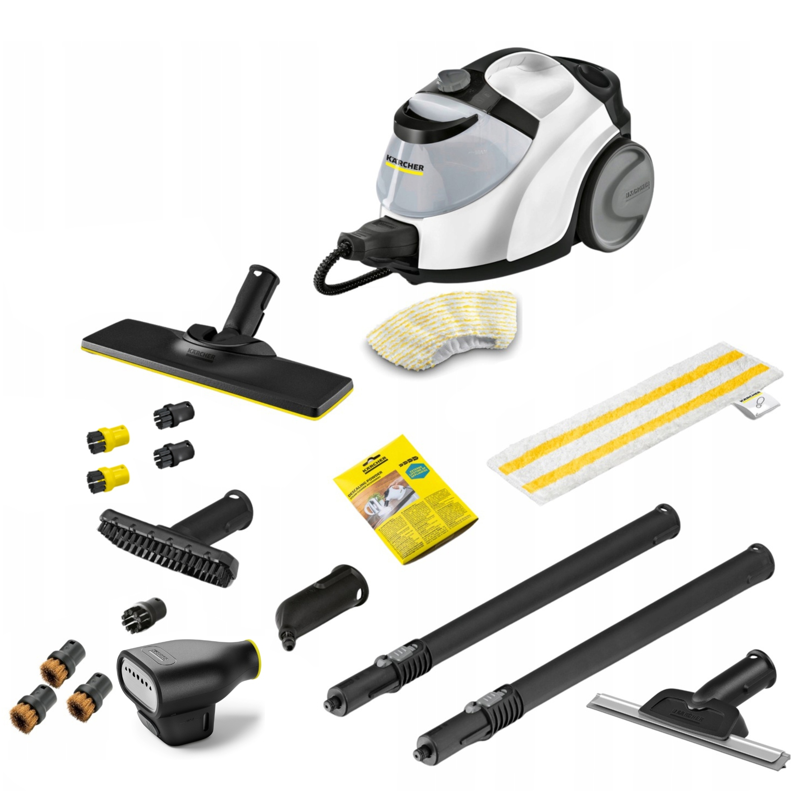 Myjka parowa Karcher Sc 5 EasyFix Parownica zestaw do okien fug ubrań