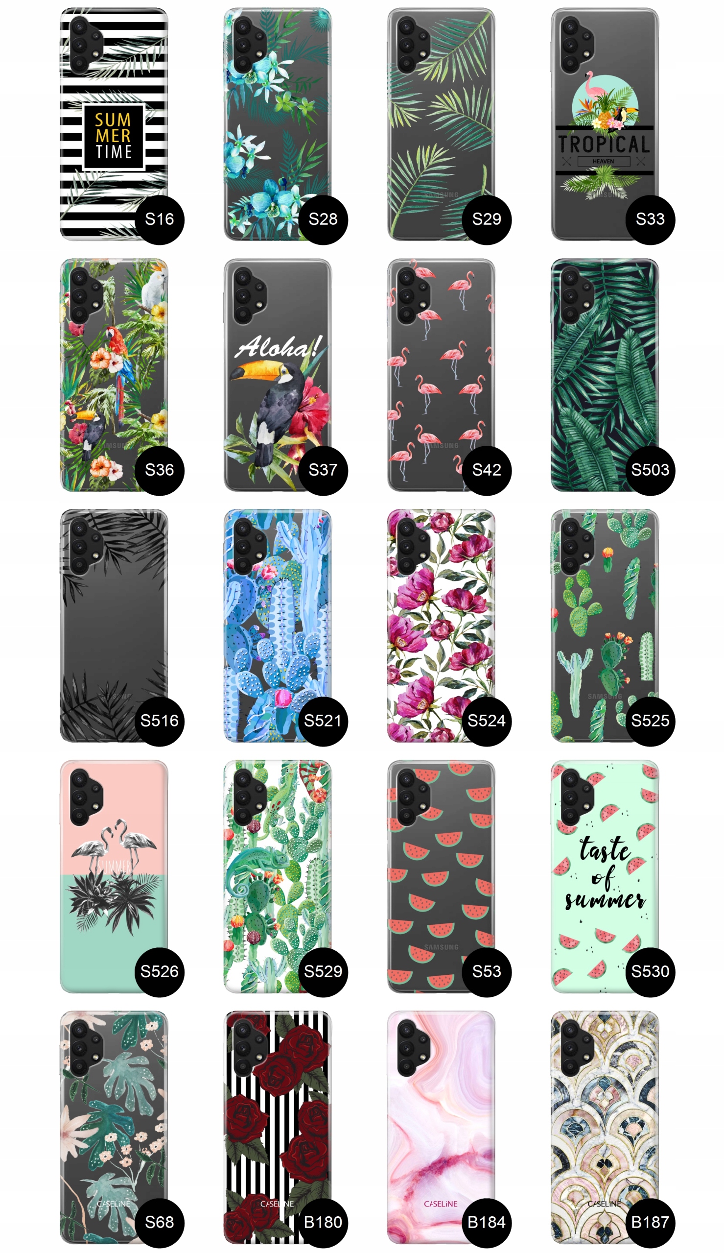 Etui do Samsung A32 5G case wzory guma