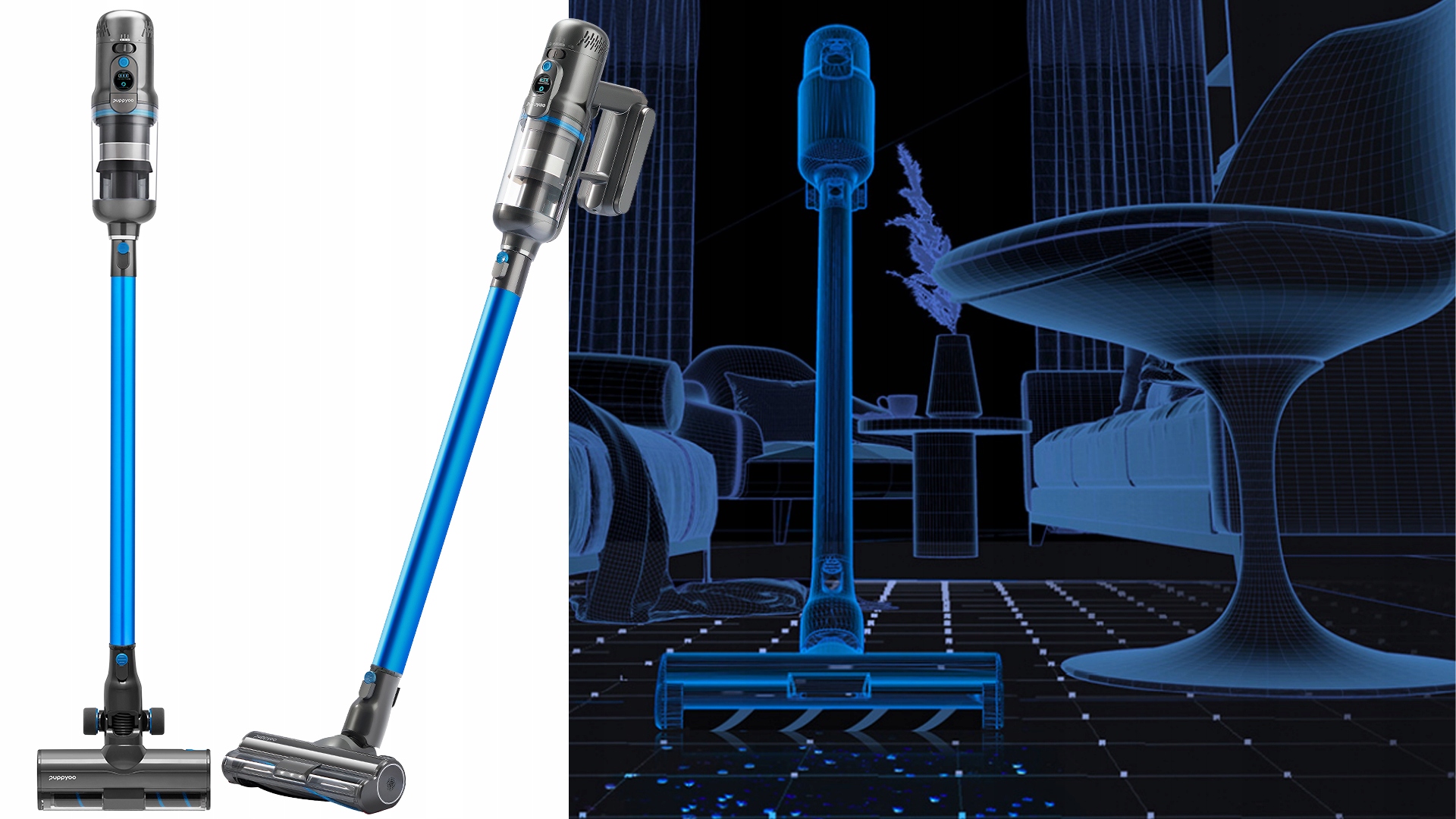 Odkurzacz Puppyoo T12 PURE Bezprzewodowy MOCNY Model T12 PURE