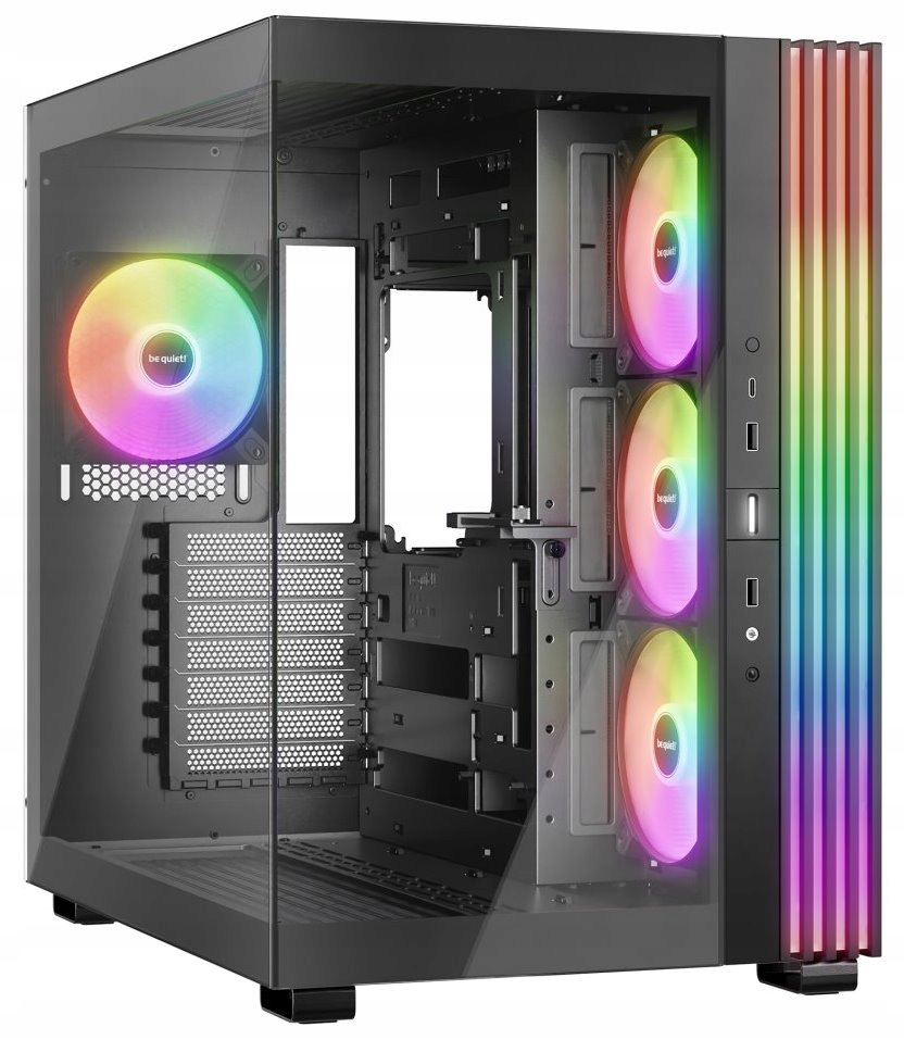 Be quiet! skříň Light Base 600LX Atx 4x 120mm Argb fan 2xUSB 3.0 Us
