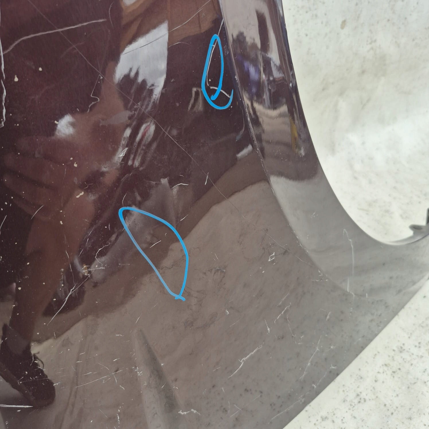 VW TOURAN II 2 15-> fender front front right