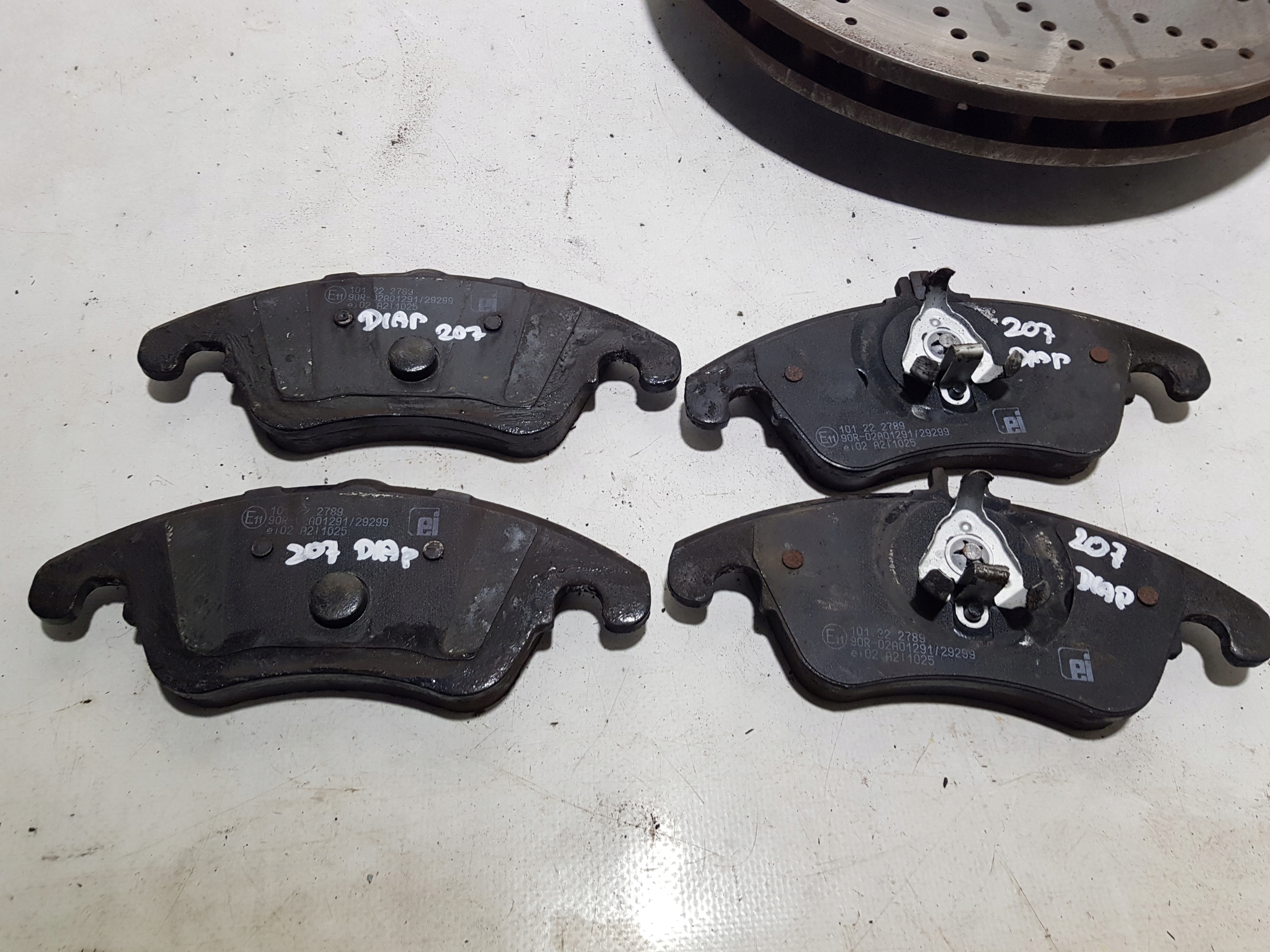 discs front front plates KOMPLET MERCEDES SL R230 W230