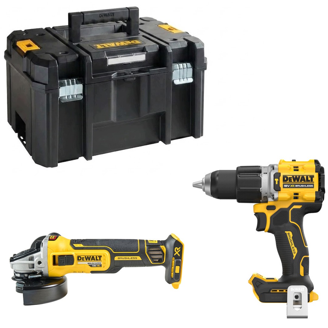 Zestaw elektronarzędzi Combo DeWALT DCK2026NT DCD805 DCG405 Body walizka