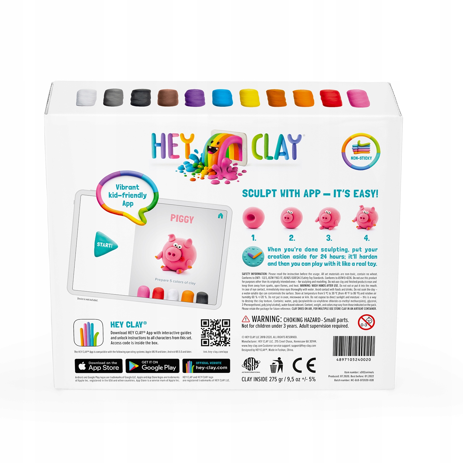 HEY CLAY Masa Plastyczna ZWIERZĘTA Tm Toys ANIMALS Marka TM Toys