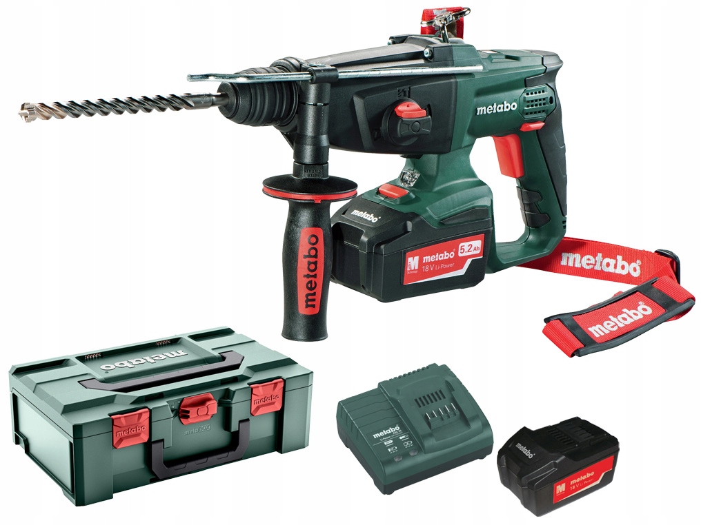 

Młot akumulatorowy KHA18LTX 2x18V/5.2Ah Metabo