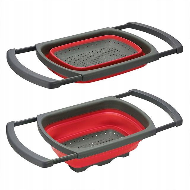 DURSZLAK CEDZAK SILIKONOWY SKŁADANY DUŻY ROZSUWANY Kod producenta 75476