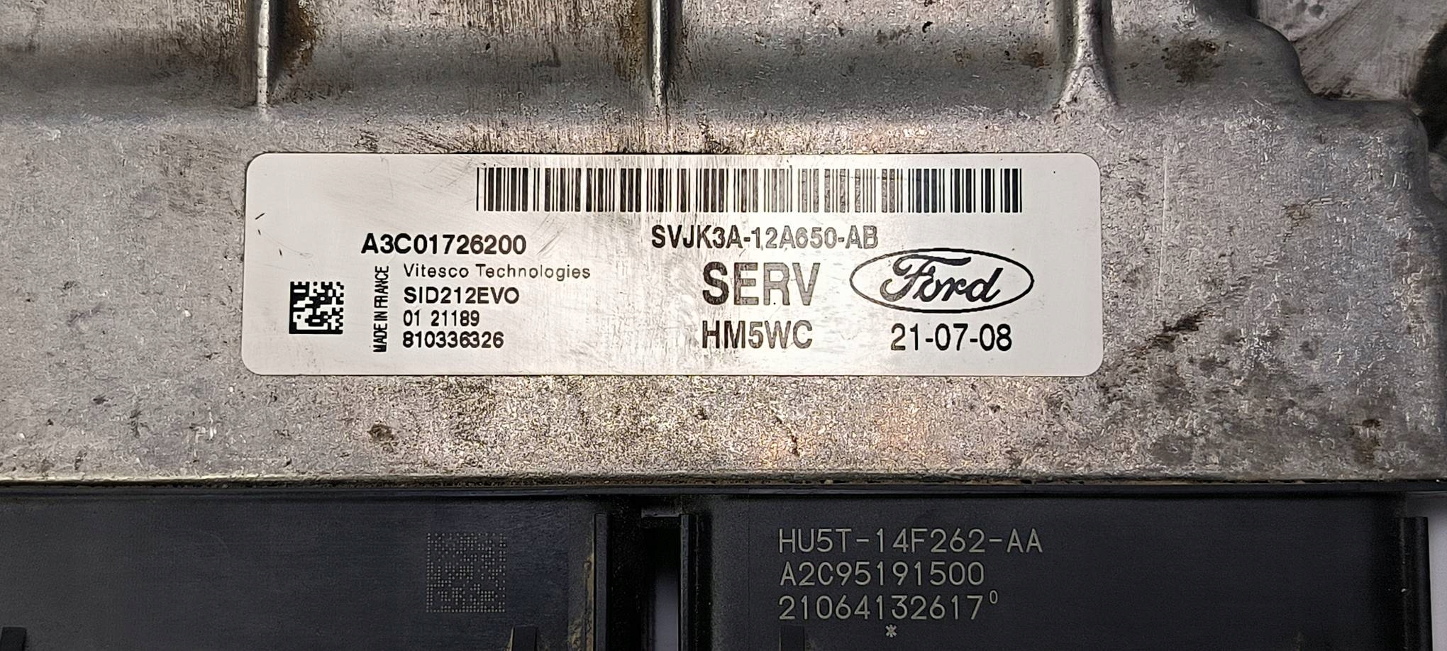 computer des motors ECU A2C95191500 FORD TRANSIT MK8