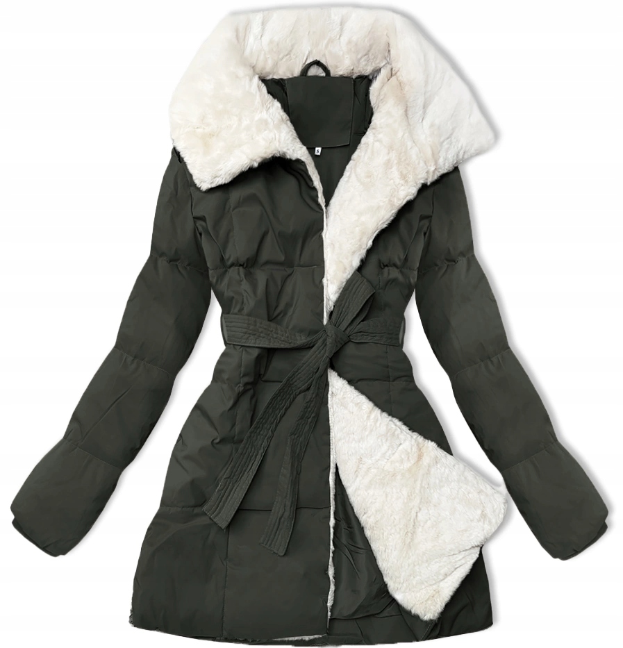 Dámská Bunda Stojáček 16M9165 Army M (38)