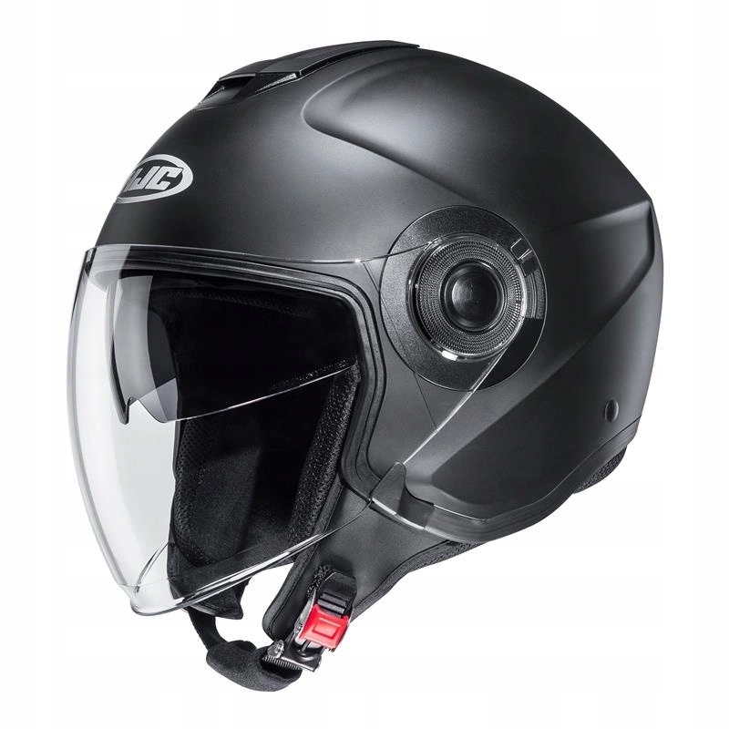 Otvorená motocyklová prilba Hjc I40N Semi Flat Black čierna matná Darčeky