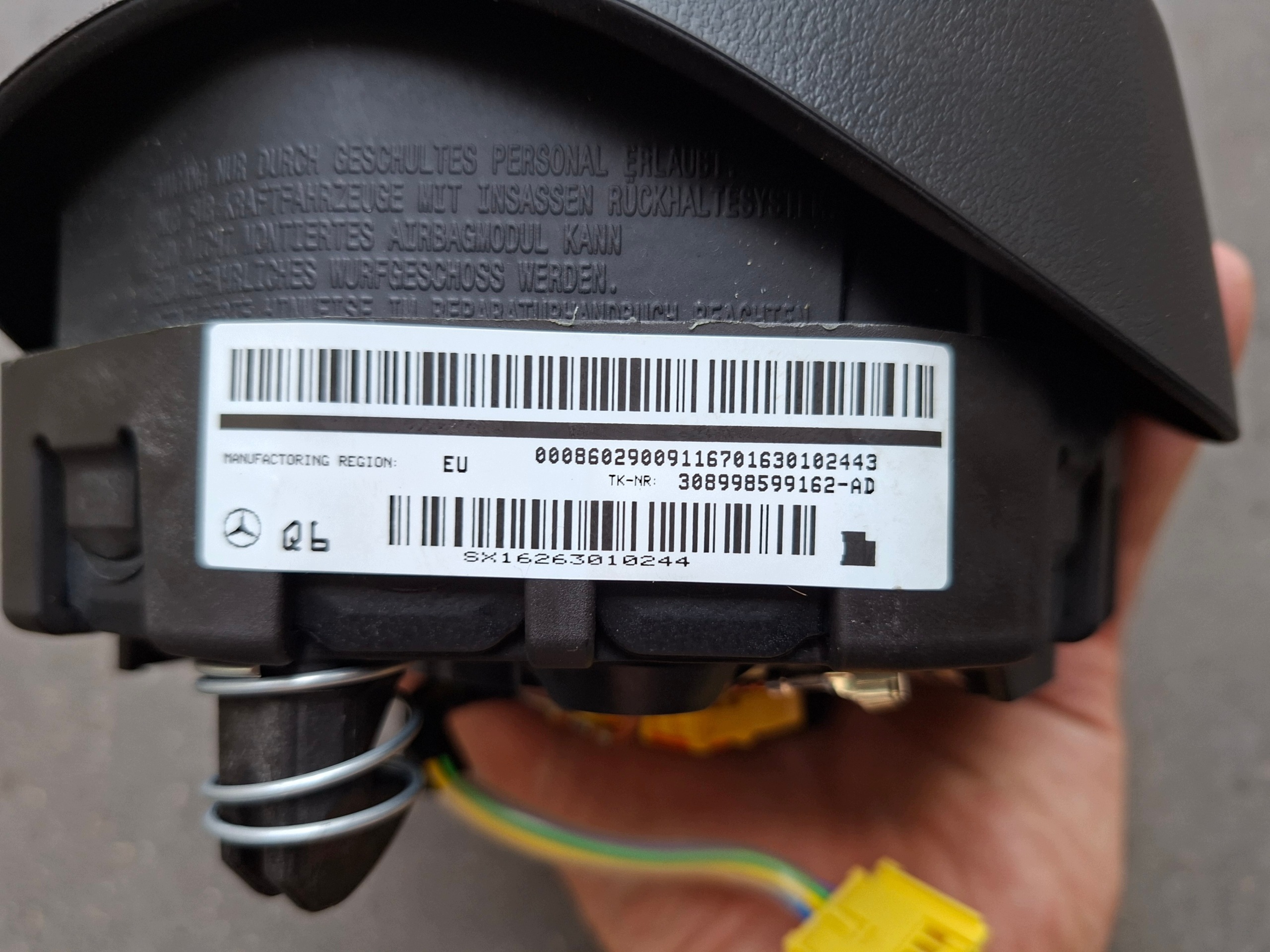 Airbag Deckel AIRBAG MERCEDES C W205 S205