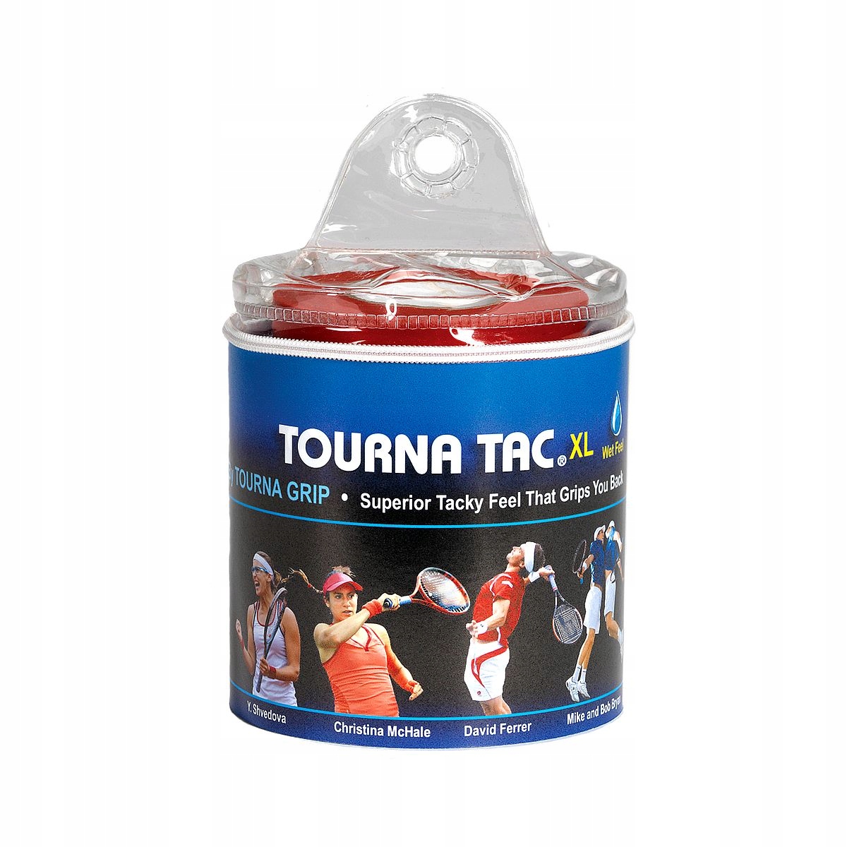 Vrchní obaly Tourna Tac XL Růžové 0,45 mm 30 ks