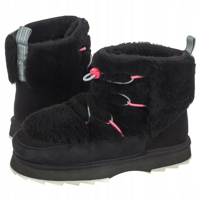 Dámské zimní kotníkové Kotníkové Boty Emu Australia Taylor W12914 v černé barvě