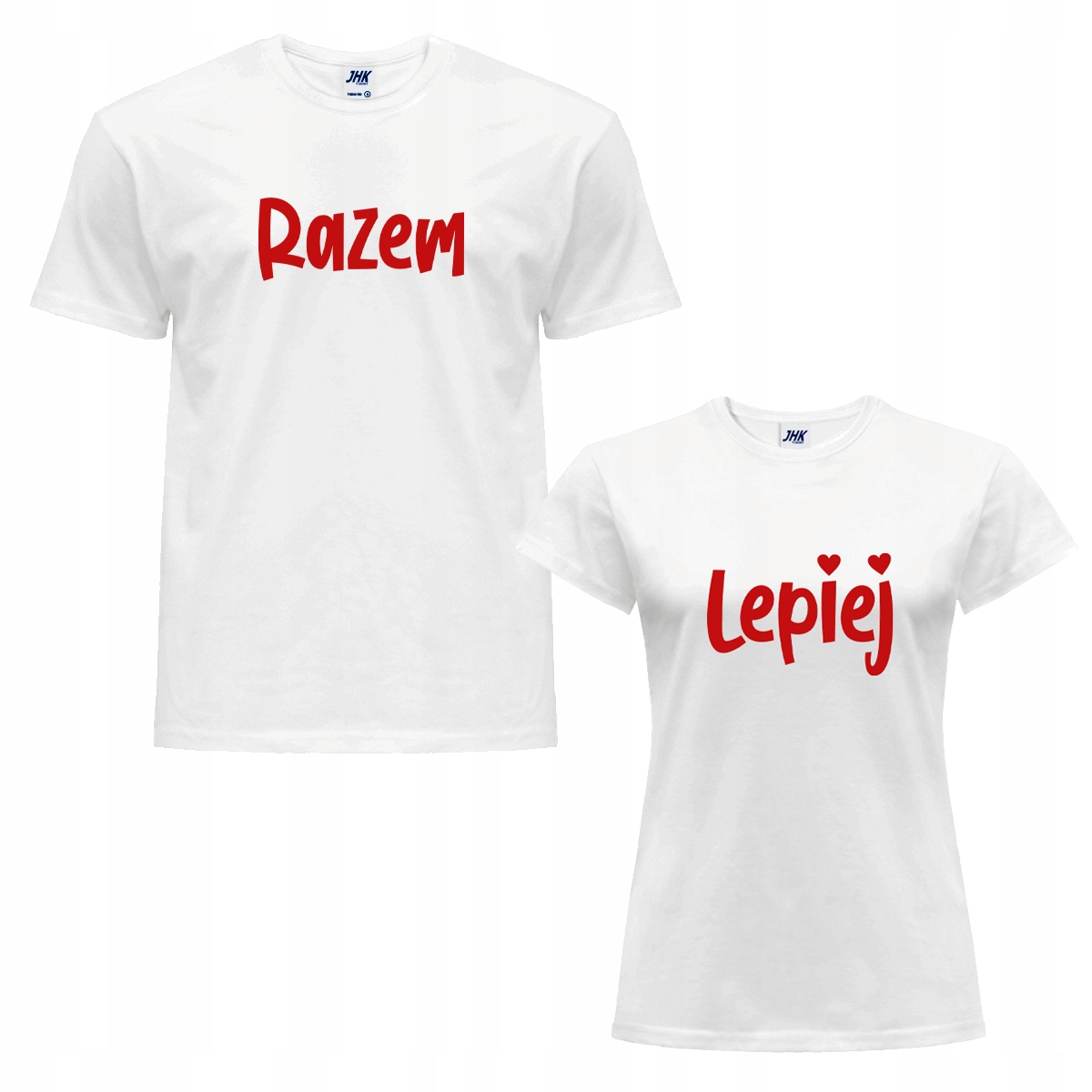 

Koszulki Dla Par Walentynki Razem Lepiej XL