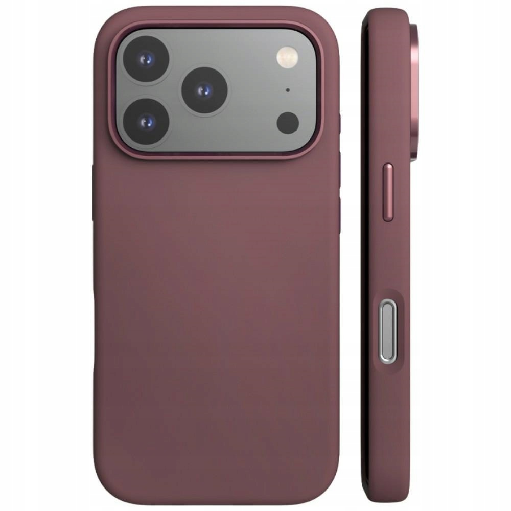 Etui do iPhone 18 Pro 17 Pro Araree Typo Skin M MagSafe burgundowy