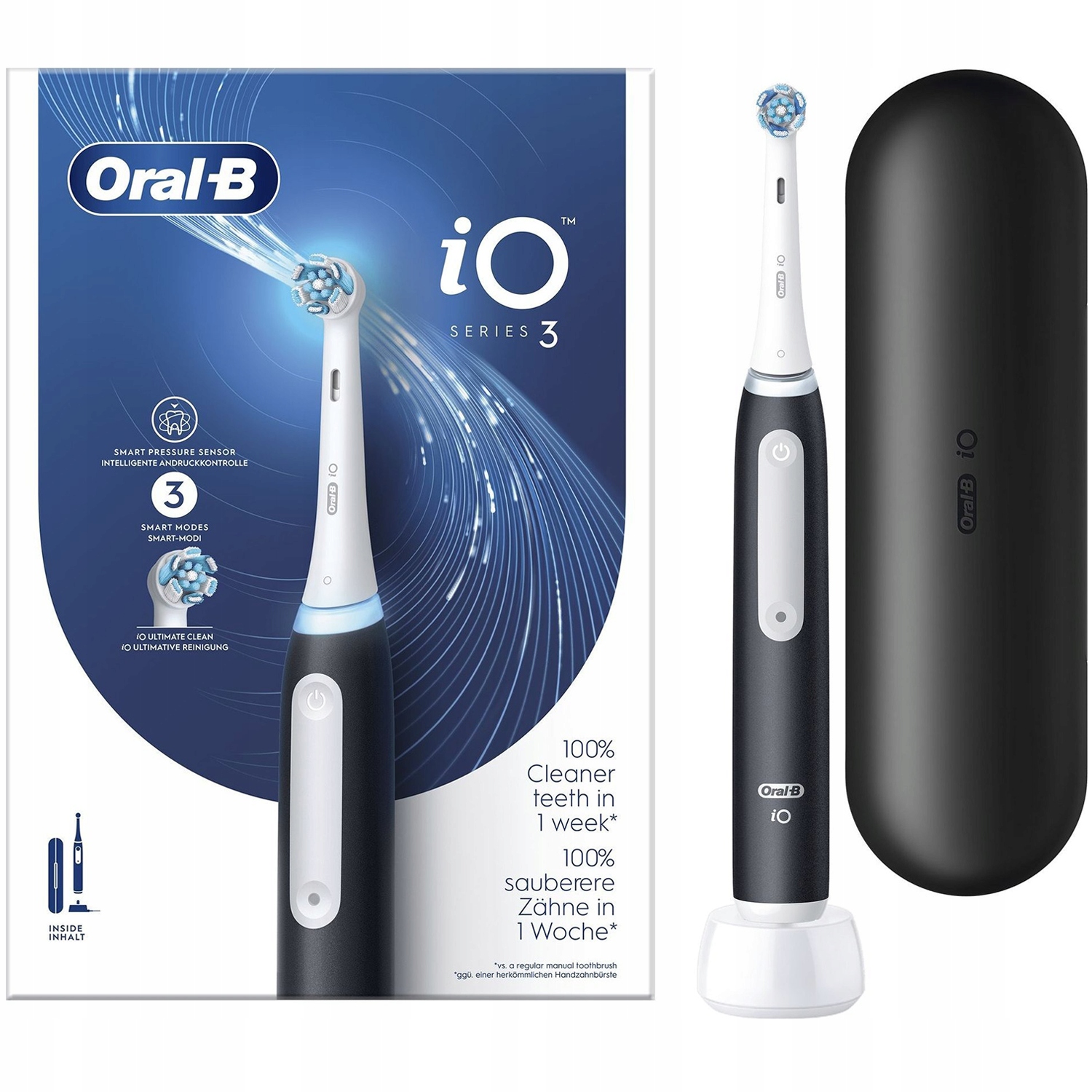 Szczoteczka Elektryczna Magnetyczna Oral-b Io 3 Series 3N Matt Black