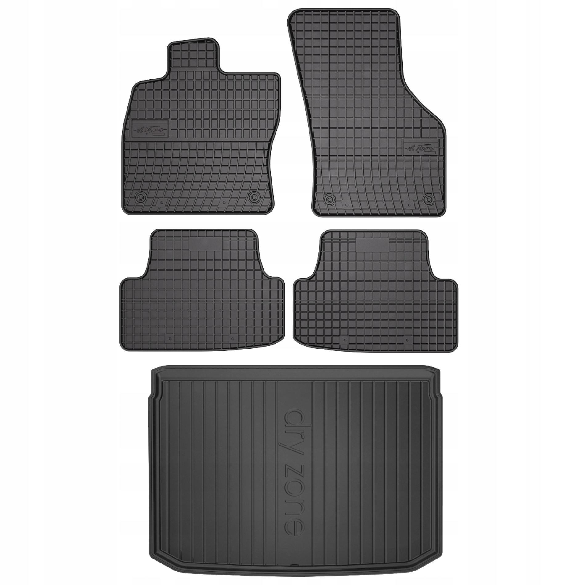 Gumové rohože rohože Audi A3 Sportback 12-19