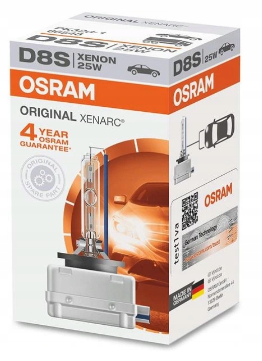 OSRAM ZAROWKA PALNIK D8S 4500K 4000h ORIGINAL