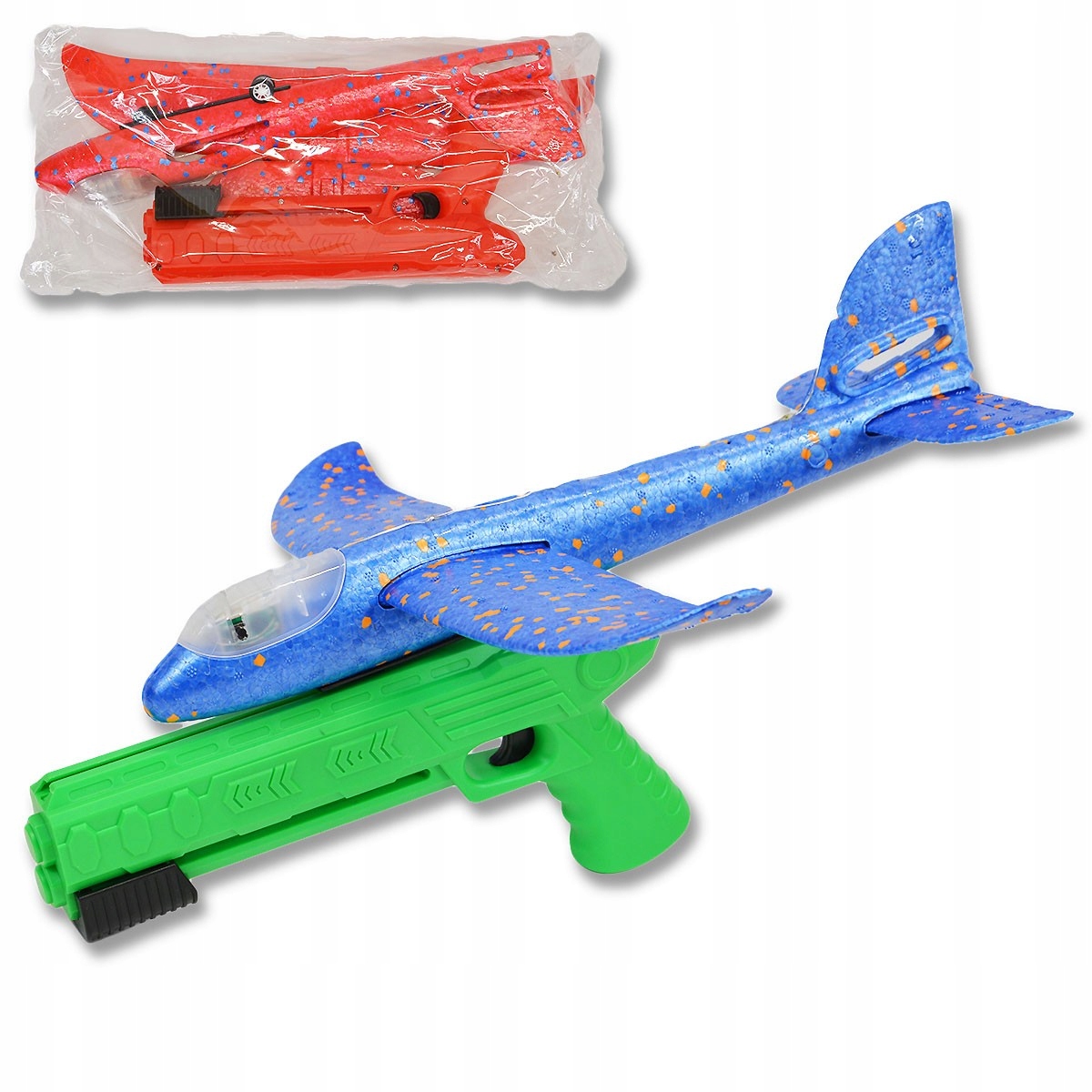 

783349 Samolot Z Wyrzutnią Led 35 CM