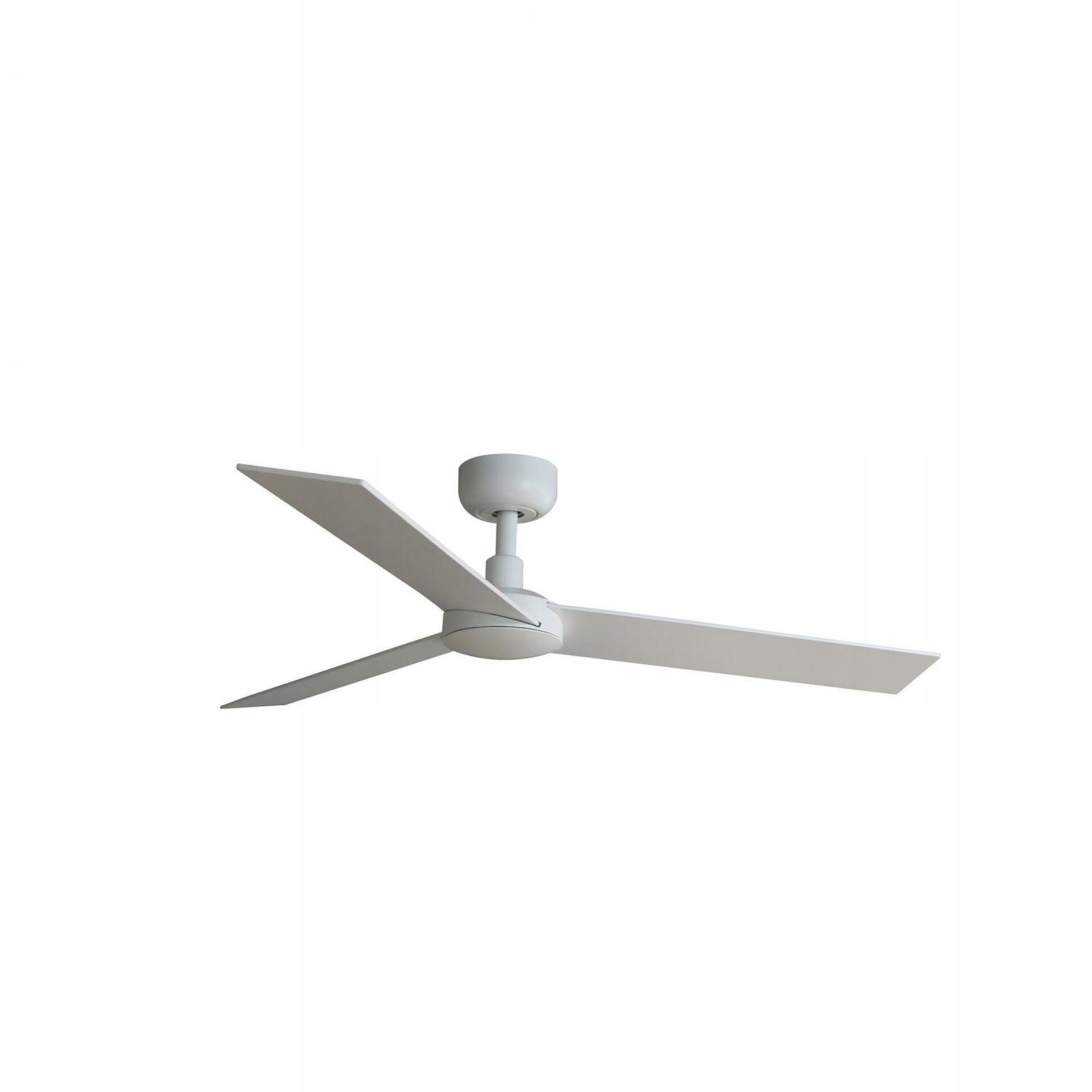 Faro Rudder S stropný ventilátor biela/popolavá DC motor, diaľkové ovládanie