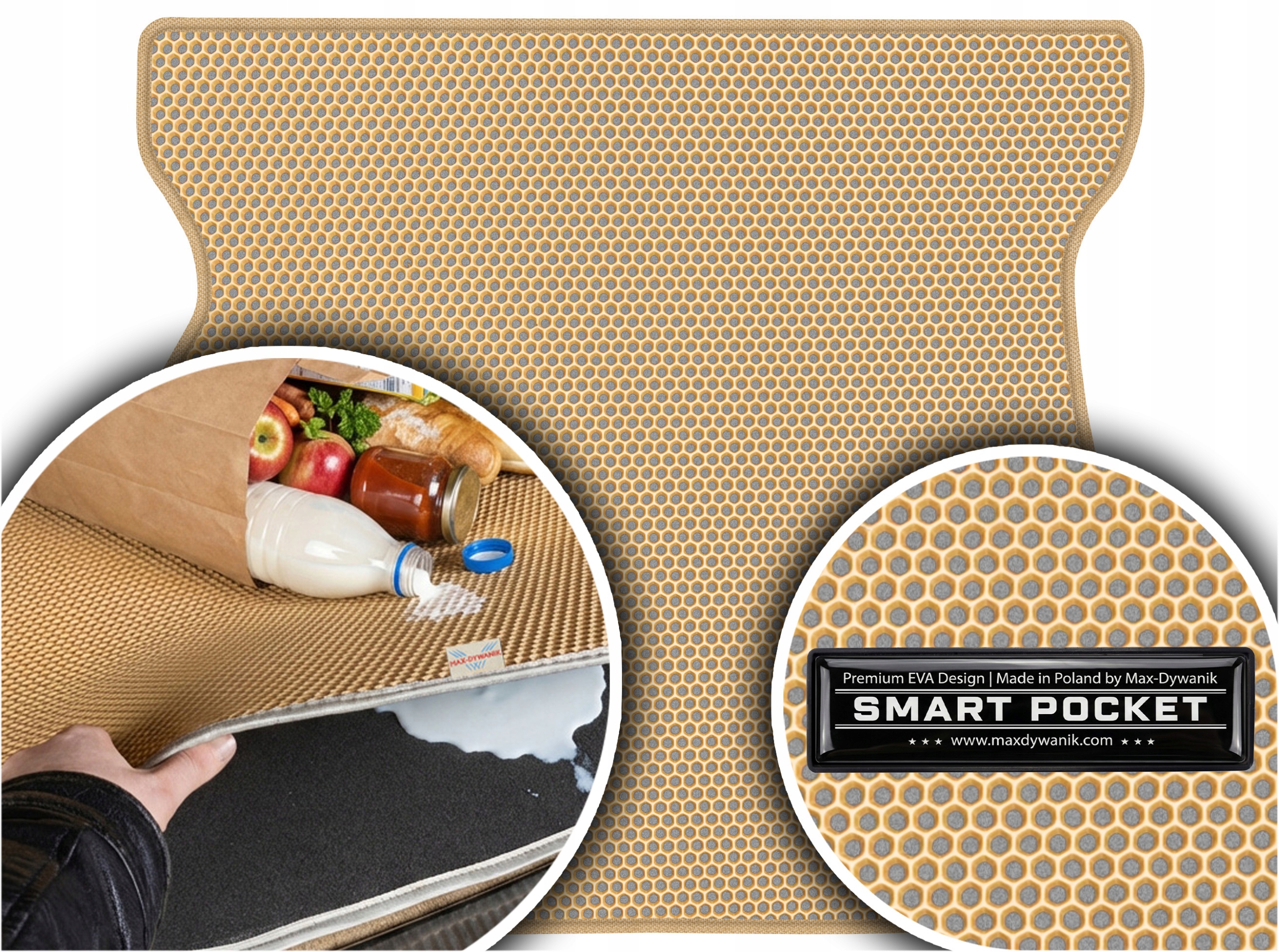 Opel Vectra A Hatchback 1995-2002 Vložka do kufru Eva Smart Pocket Béžová