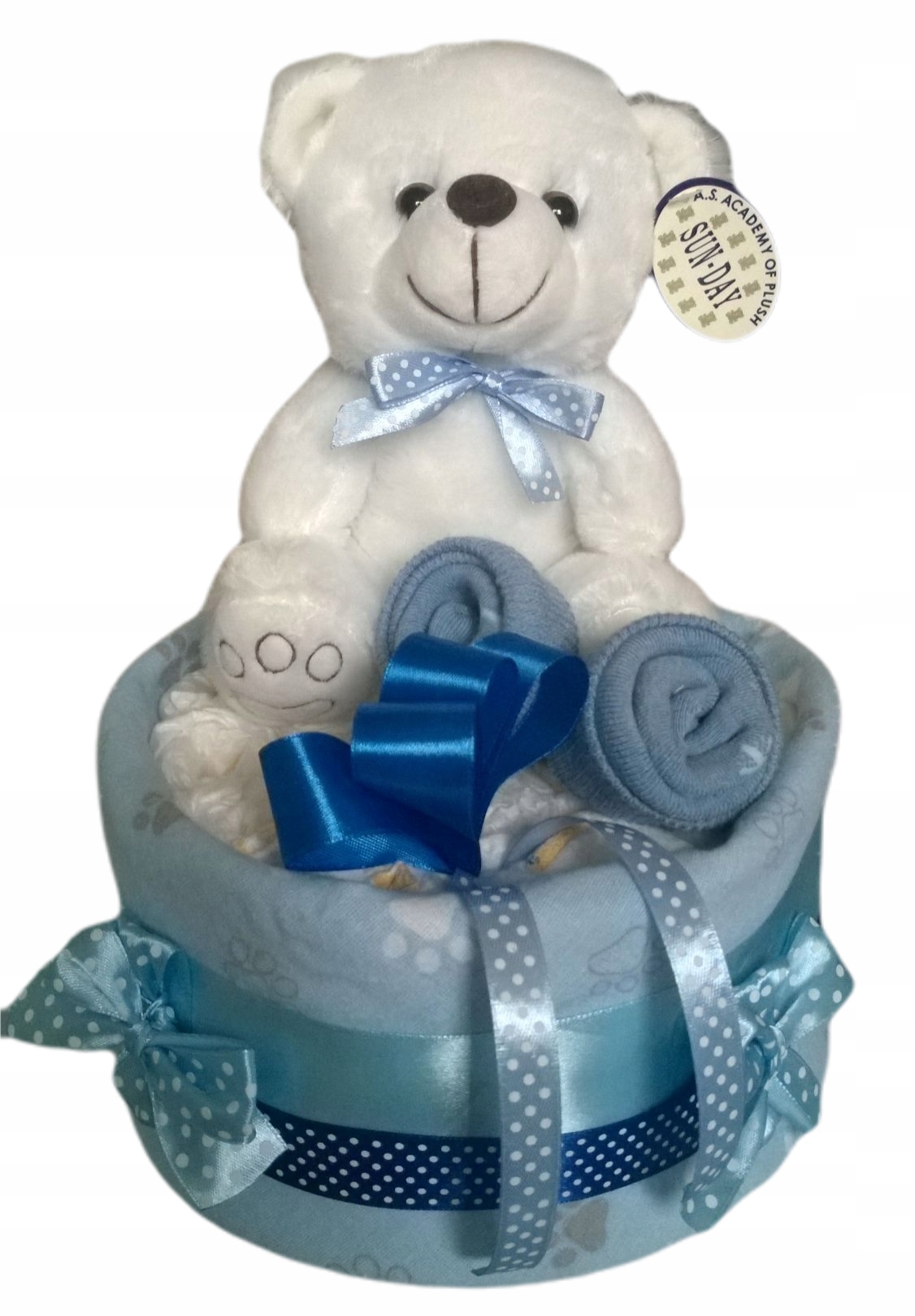 

Tort z pieluch pampers 2 chrzest narodziny