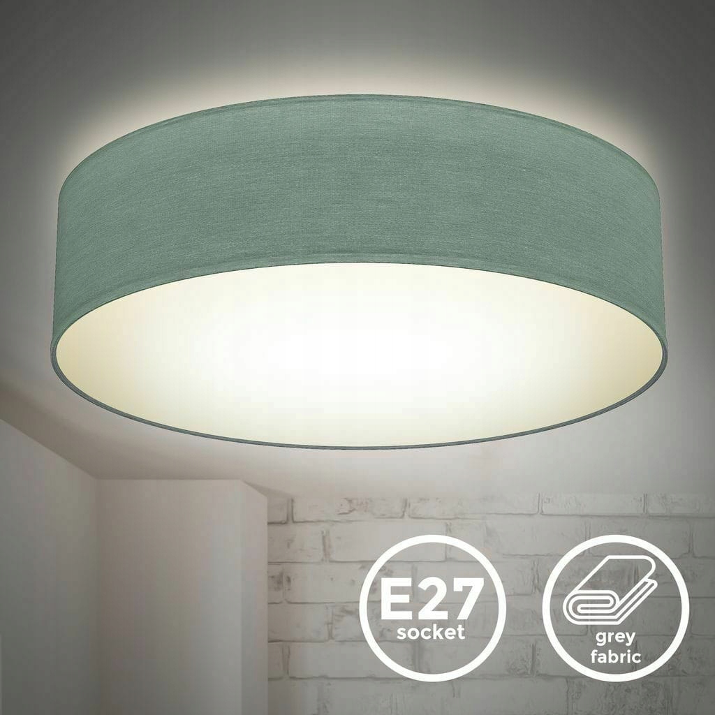 LAMPA SUFITOWA - PLAFON - SZARY - 2x E27- KORYTARZ Marka NS-Lighting