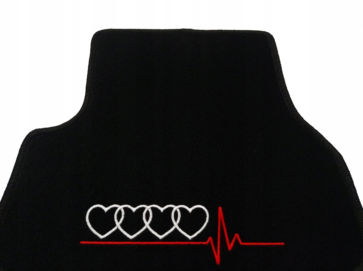 КОВРИКИ ВЕЛЮРОВЫЕ К AUDI ВСЕ МОДЕЛИ 4x ВЫШИВКА