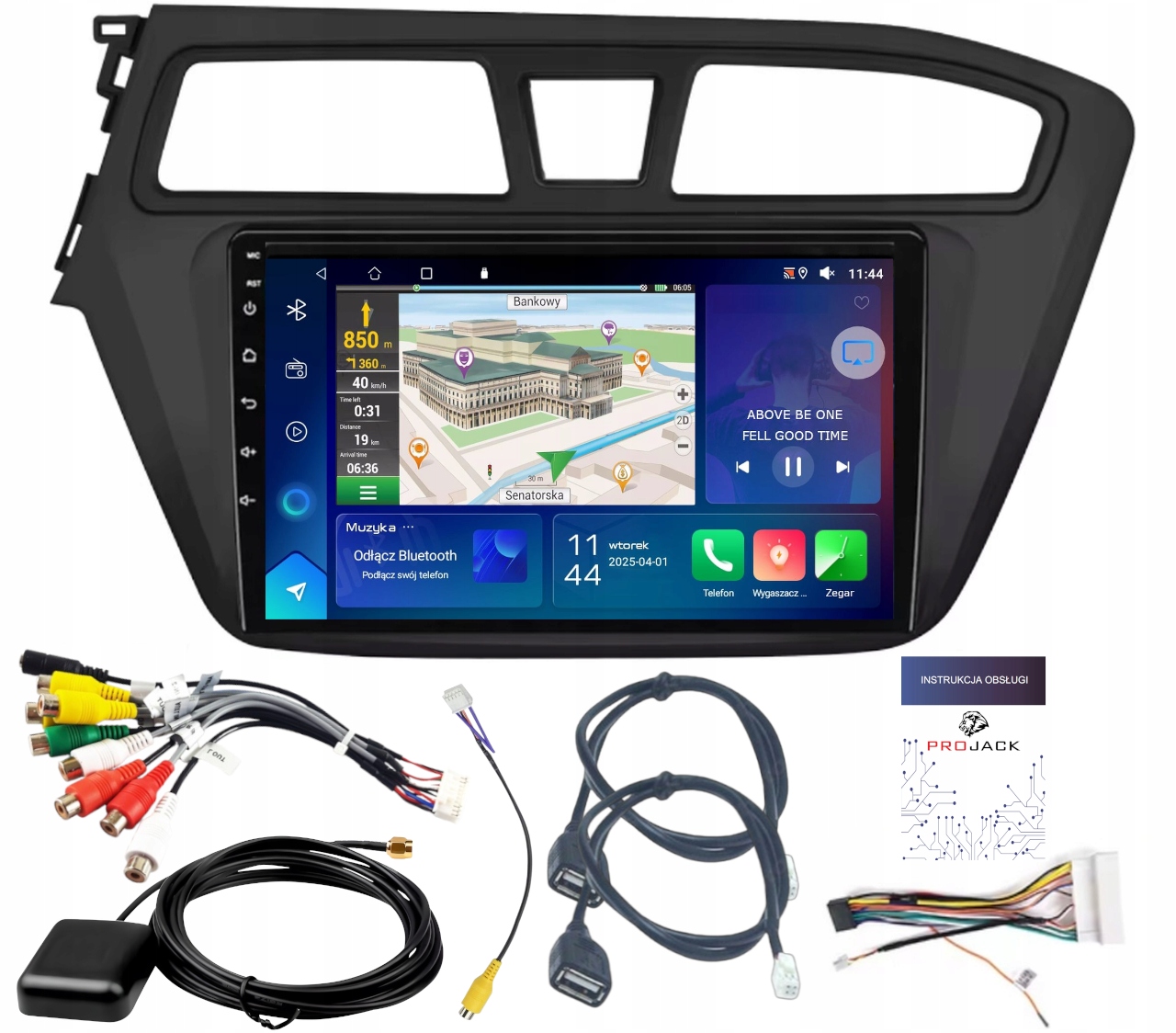 Autorádio Gps Hyundai I20 2015-2017 Wifi Carplay Bt Usb 2GB 64GB