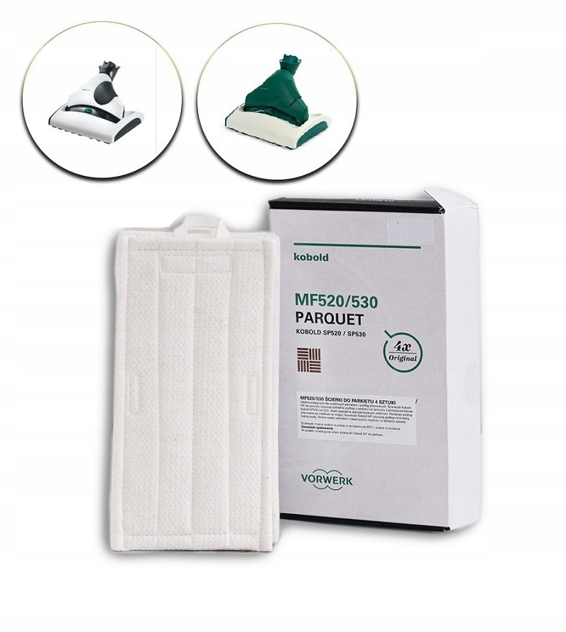 Návlek na hadřík Parkiet pro SP520-530 Vorwerk Kobold 4ks