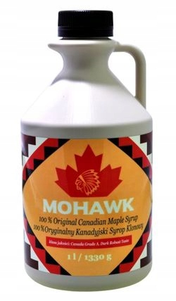 Levně Javorový sirup 1000 ml Mohawk originální kanadský 1 l na dezerty, palačinky