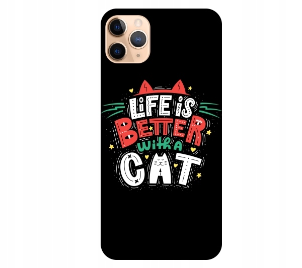 

Etui pokrowiec do iPhone 11 Pro Max Life is better