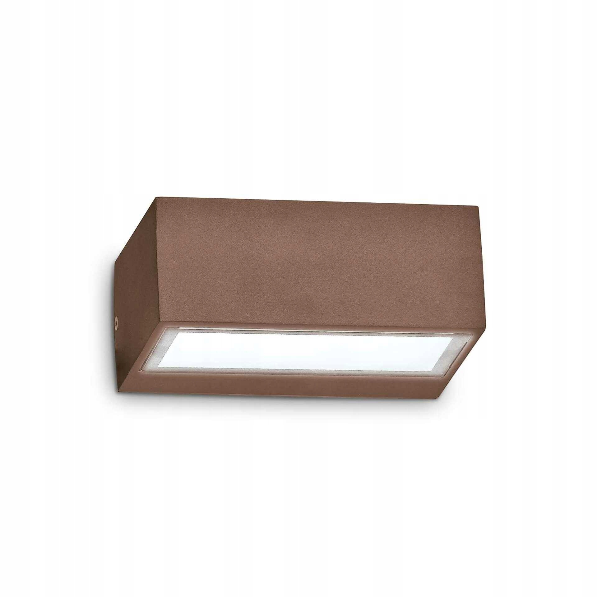 Vonkajšie nástenné svietidlo Ideal Lux G9 hnedé IP44 28W 165mm