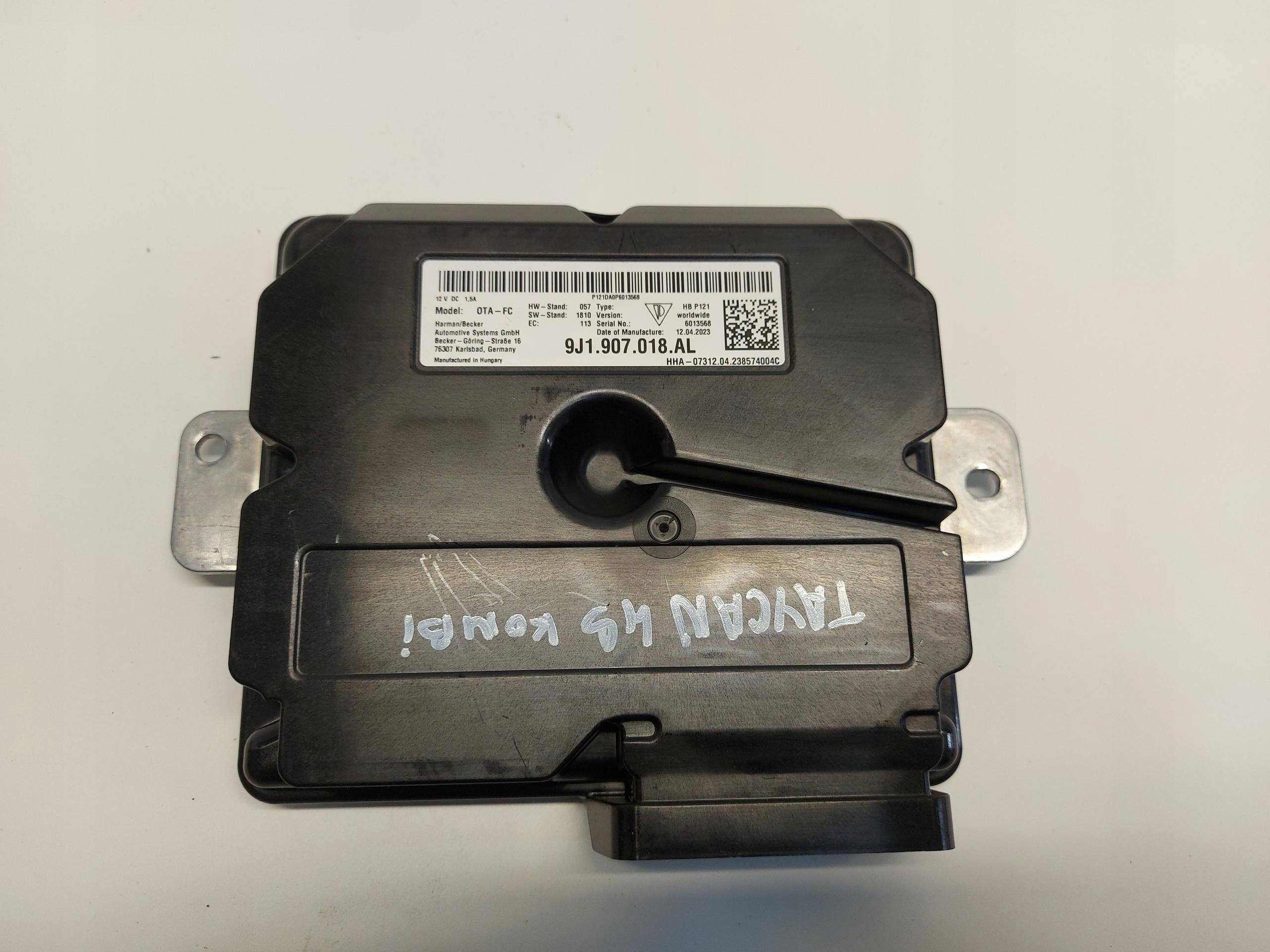Taycan Cross Turismo control unit module bluetooth wifi online 9j1907018al