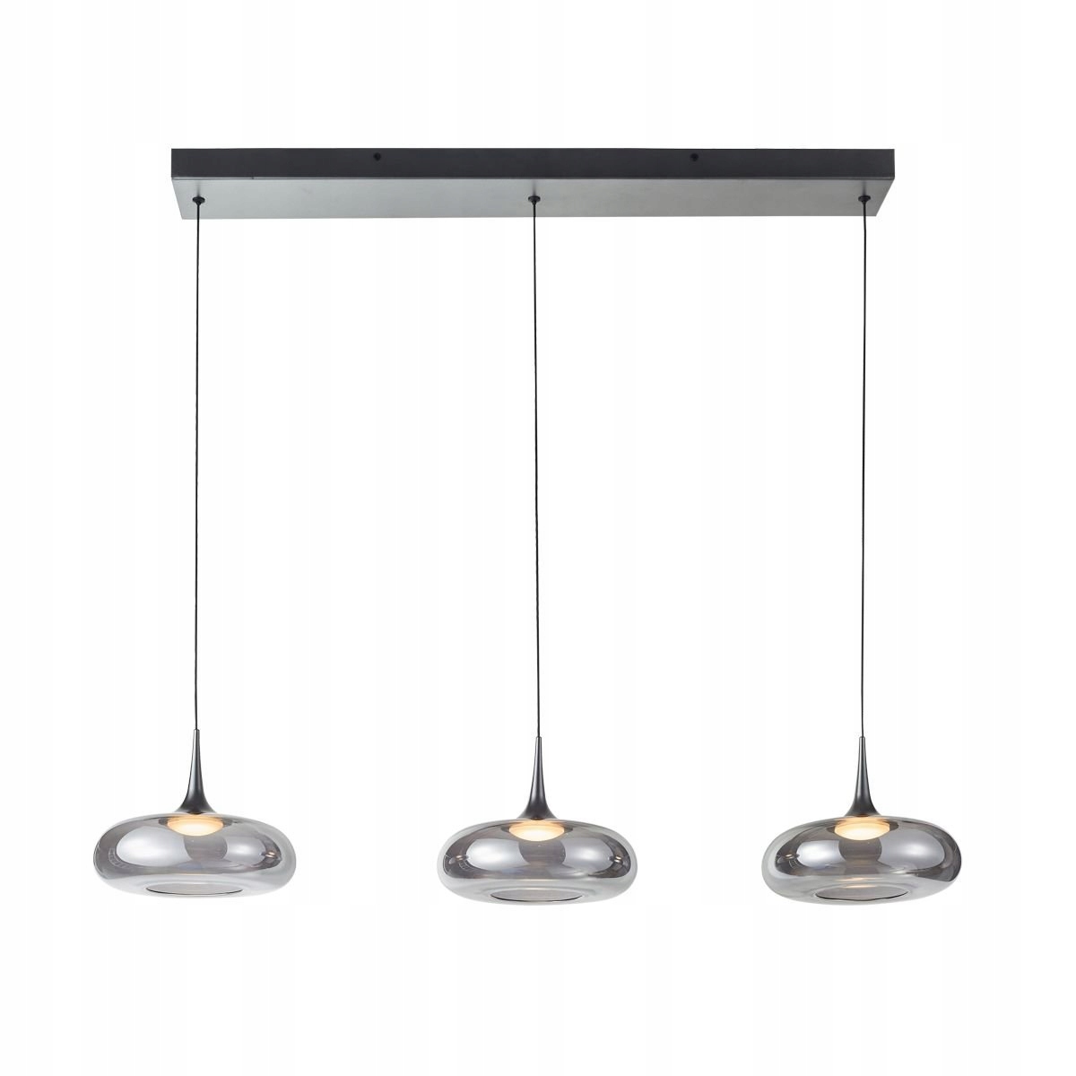 Moderná závesná Led lampa 21W Tenele strieborná Italux
