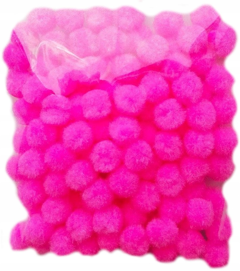 

Pompony Pompon Pluszowe Dekoracyjne 1cm/120szt M