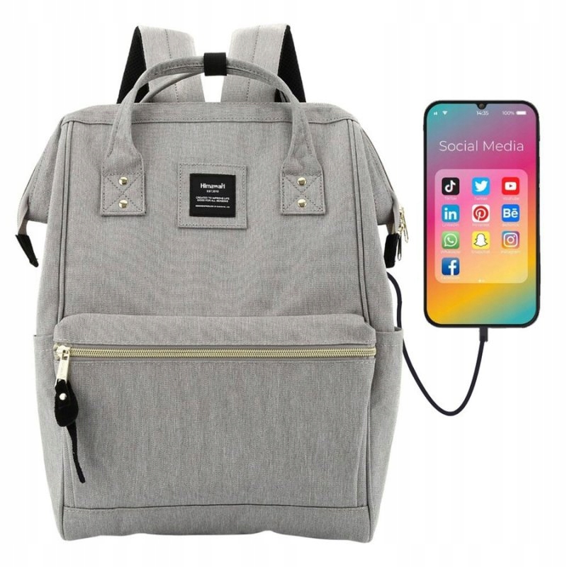 Batoh do školy na notebook Usb Himawari