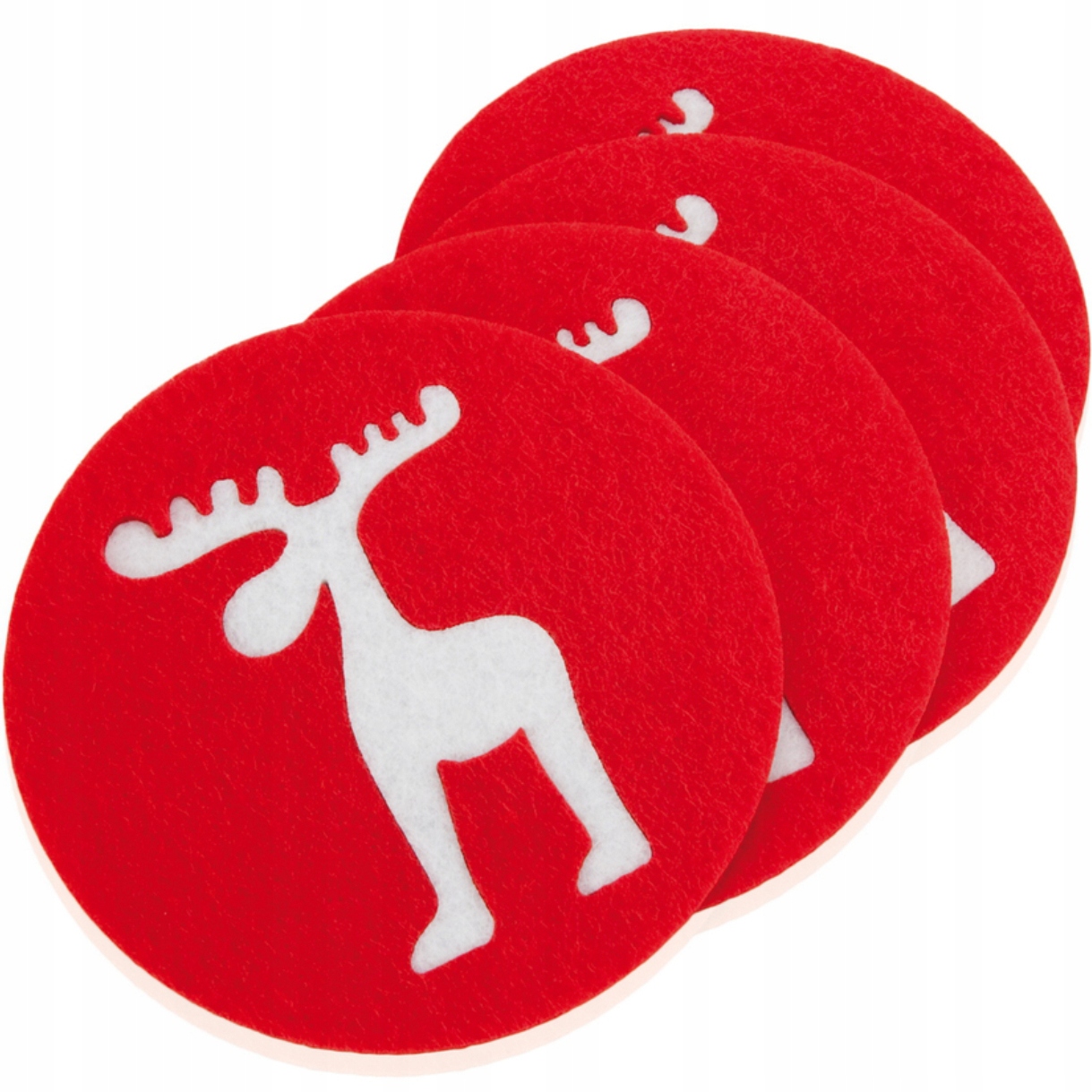 

Podkładki świąteczne Renifery zestaw 4 sztuk