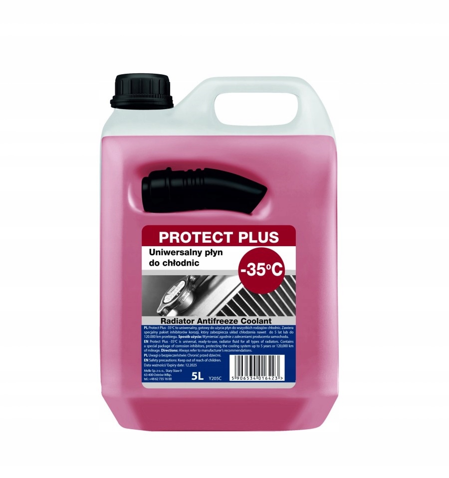 

Płyn Chłodniczy Różowy do chłodnicy G12 -35st. 5L