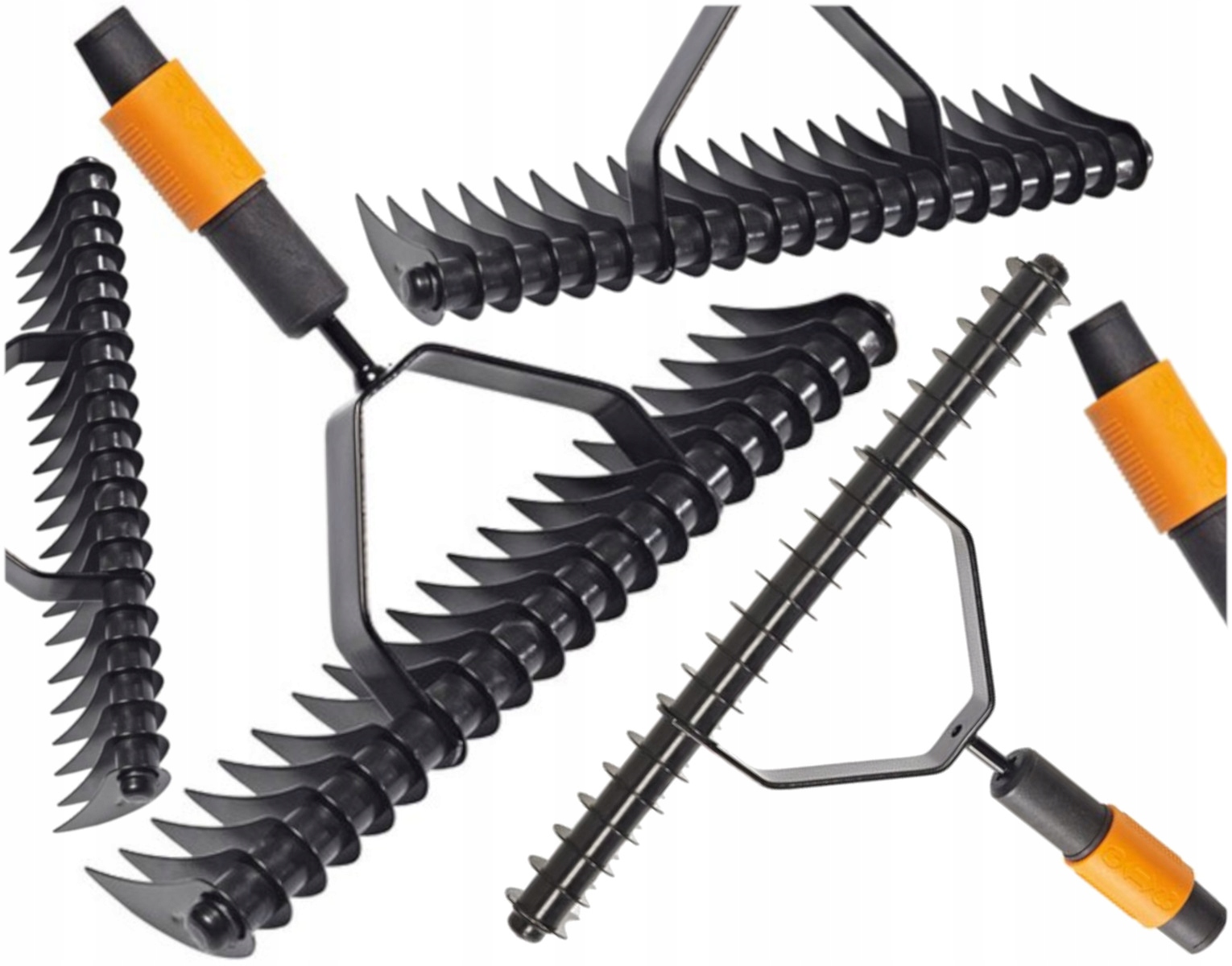 Valec Vertikutátor Prevzdušňovač Pôdy Fiskars 3v1