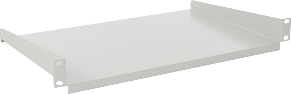 Półka doczołowa 1U uniwersalna, 440×300 do szaf Rack 19” szara Pulsar