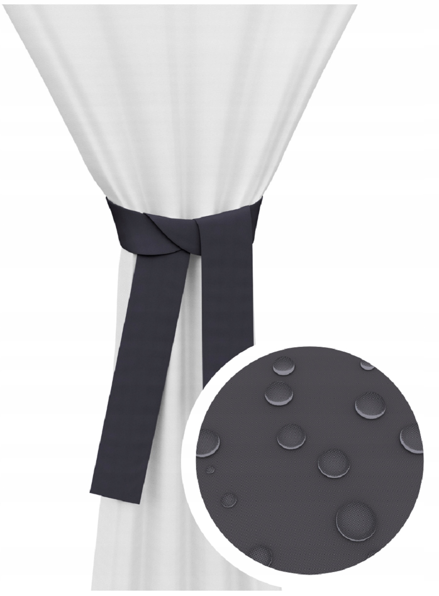 SZARFY DO ZASŁON 8x150 WODOODPORNE PASEK DO PRZYWIĄZANIA ZASŁONY KOLORY Marka inna marka