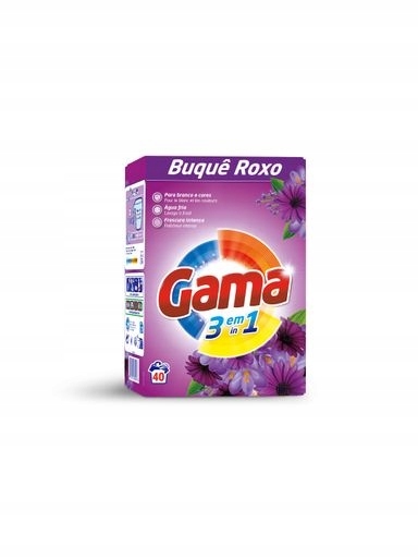 Levně 2x Prací prášek Gama Buque Roxo Universal 40 praní 2,2 kg
