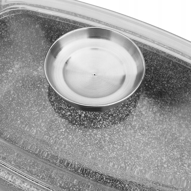 BRYTFANNA czarny marmurek ze szklaną pokrywą 5,5 L Kod producenta EH-7609