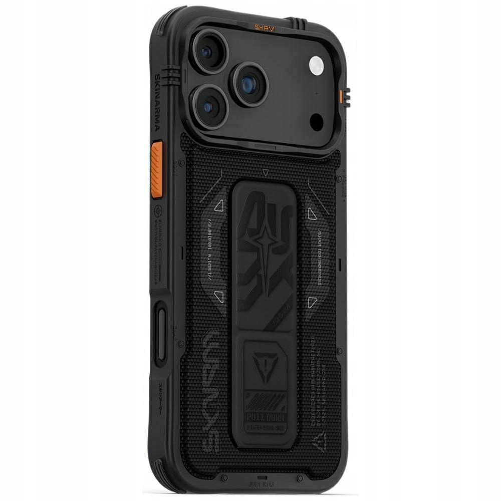 Pouzdro Skinarma Phantom pro iPhone 17 Pro Max s magnetickým nabíjením stojánek s úchopem
