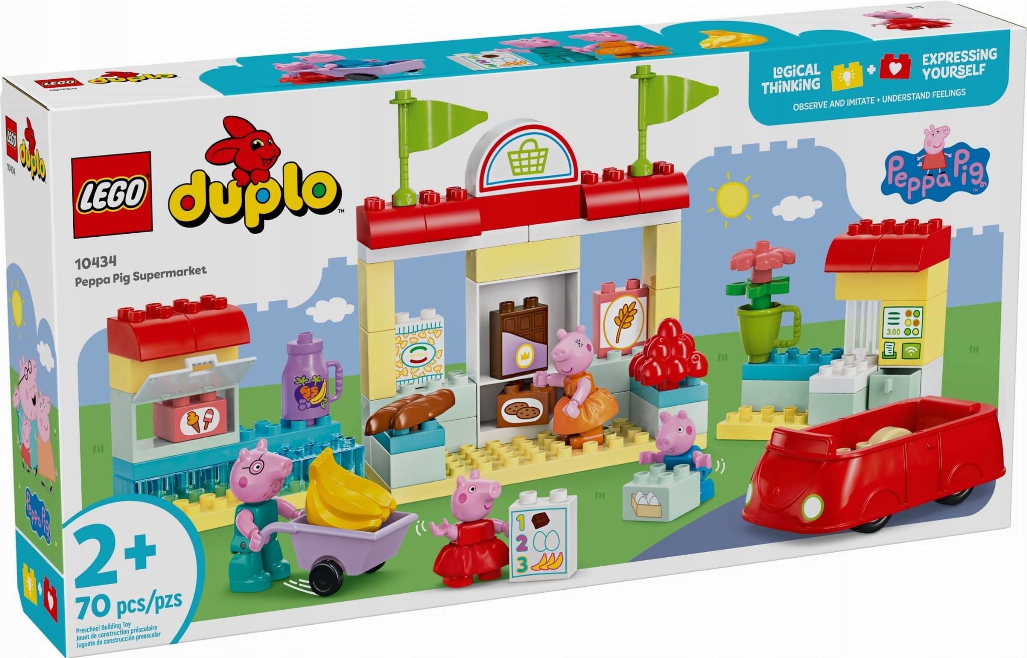stavebnice Lego Duplo 10434 Peppa a supermarket