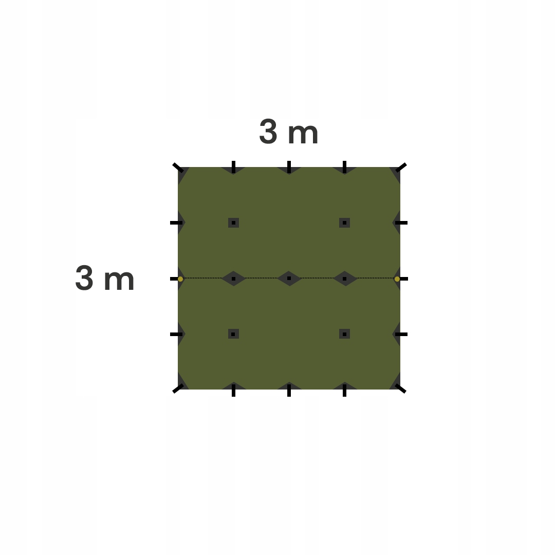 FJORD NANSEN ORK 2.0 3x3 NAMIOT ZADASZENIE PŁACHTA TARP Marka Fjord Nansen