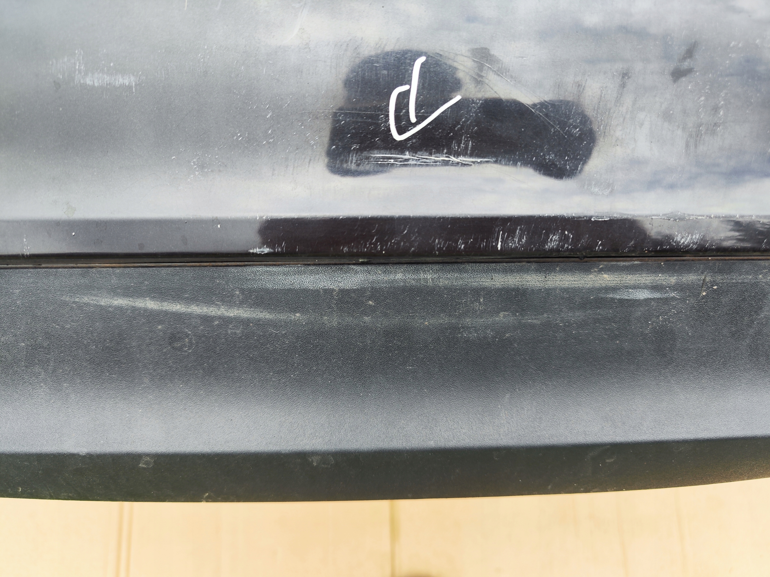bumper rear part AUDI A6 C7 rear rear 4g0807521a 4g0807521 a