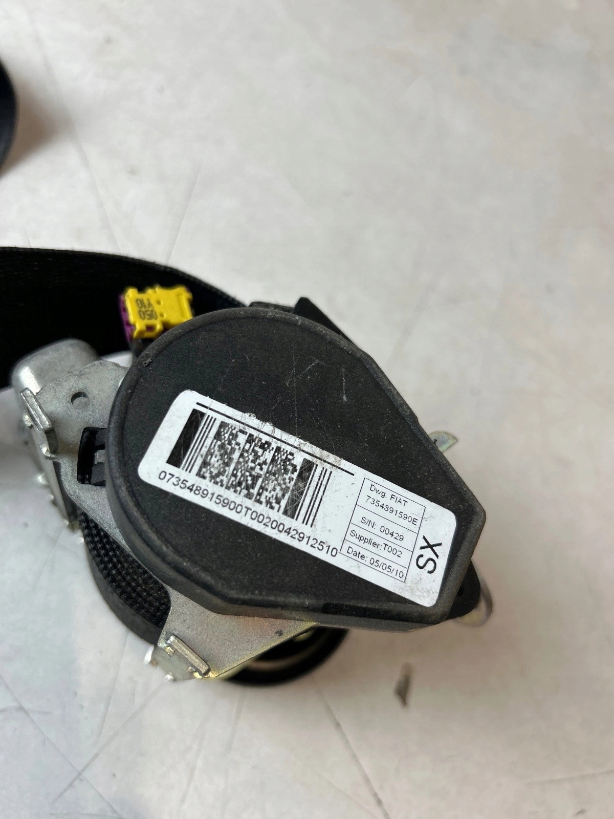 tension belt safety front front left Fiat Nemo Bipper Fiorino