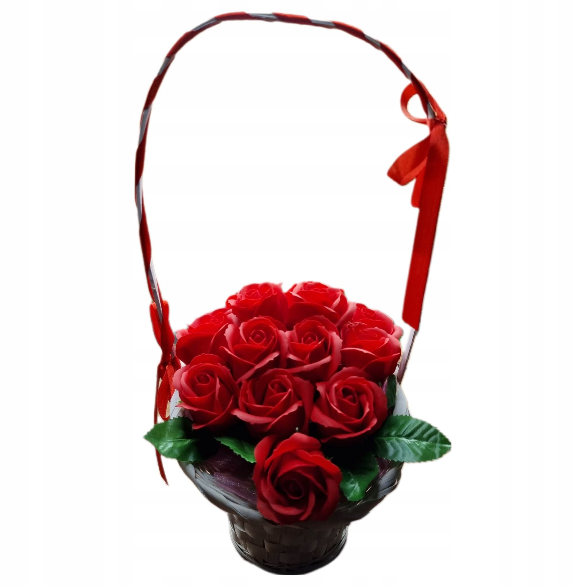 

Piękny Bukiet kosz kwiatami pachnącymi mydlanymi