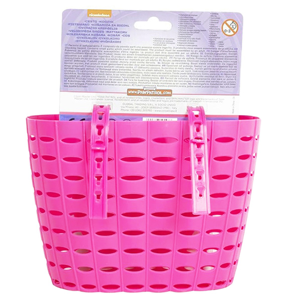 ZESTAW KOSZYK NA ROWER HULAJNOGĘ + DZWONEK ROWEROWY DLA DZIECI PSI PATROL Marka Disney